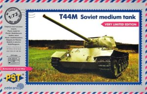 PST/ZEBRANO 72067 - 1:72 T-44M Soviet Medium tank - limited edition