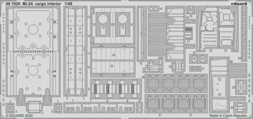 Go to product EDUARD 481020 - 1:48 Mi-24 cargo interior