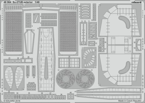 Go to product EDUARD 48964 - 1:48 Su-27UB exterior