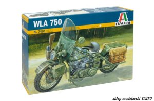 ITALERI 7401 - 1:9 WLA 750 U.S. Army WWII Motorcycle