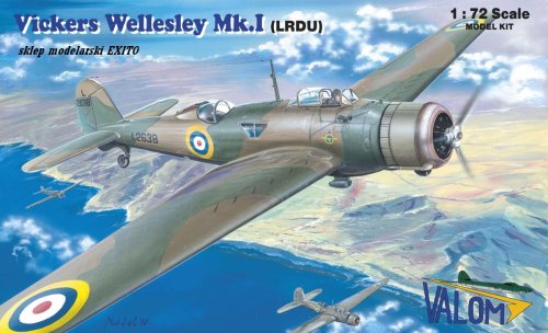 Go to product VALOM 72077 - 1:72 Vickers Wellesley Mk.I (LRDU)