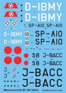 TECHMOD 72036 - 1:72 Messerschmitt Bf-108 Taifun