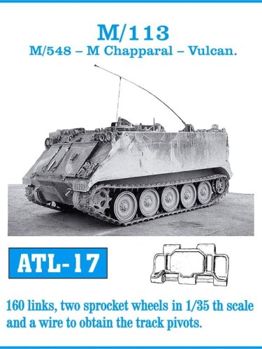Go to product Friulmodel ATL-017 - 1:35 M-113 M-548 - M Chapparal - Vulcan metal tracks