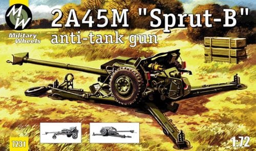 Go to product MILITARY WHEELS 7231 - 1:72 2A45M Sprut-B Anti-tank Gun