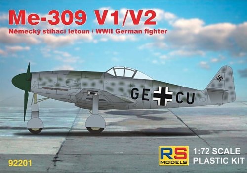 Go to product RS MODELS 92201 - 1:72 Messerschmitt Me 309 V1/V2