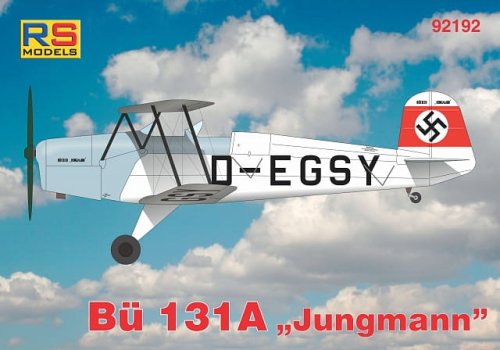 Go to product RS MODELS 92192 - 1:72 Bucker Bu-131 A Jungmann