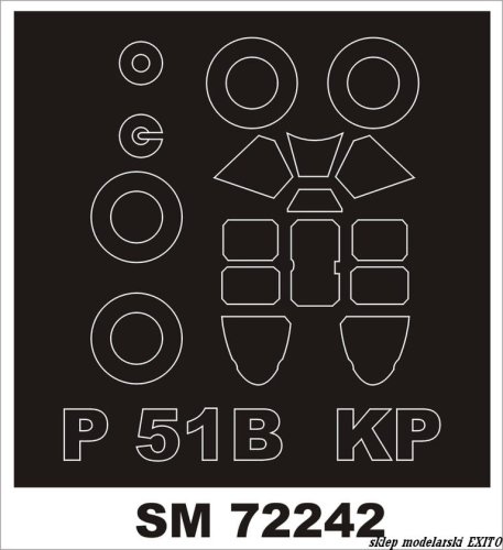 Go to product MONTEX SM72242 - 1:72 P-51B Mustang