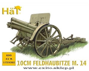 HAT 8245 - 1:72 Austrian 10 cm Feldhaubitze M.14 - WW I (4szt)