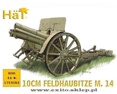 Go to product HAT 8245 - 1:72 Austrian 10 cm Feldhaubitze M.14 - WW I (4szt)