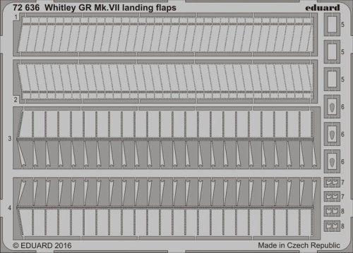 Go to product EDUARD 72636 - 1:72 Whitley GR Mk.VII landing flaps