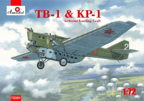 Go to product AMODEL 72351 - 1:72 TB-1 & KP-1 Airborne Landing Aircraft