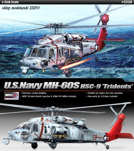 Go to product ACADEMY 12120 - 1:35 U.S.Navy MH-60S HSC-9 Tridents