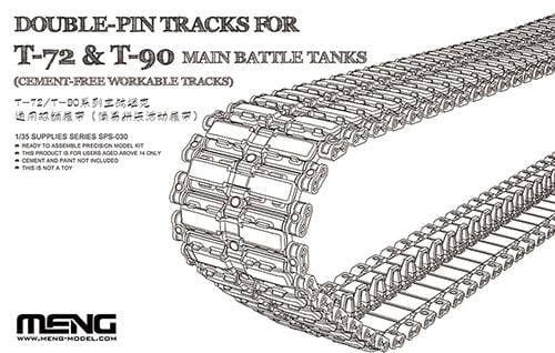 Go to product MENG MODEL SPS030 - 1:35 Double-Pin tracks for T-72 & T-90 Main Battle Tanks