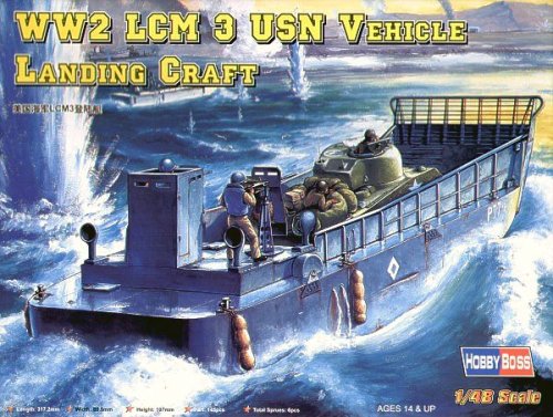 Go to product HOBBY BOSS 84817 - 1:48 LCM-3 USN Vehicle Landing Craft
