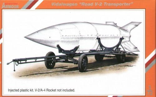 Go to product SPECIAL HOBBY A72009 - 1:72 Vidalwagen Road V-2 Transporter