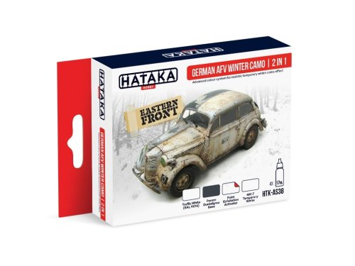 Go to product HATAKA AS38 - German AFV Winter Camo 2 in 1 paint set