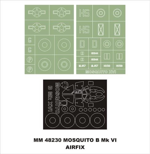 Go to product MONTEX MM48230 - 1:48 D.H.Mosquito B Mk.XVI