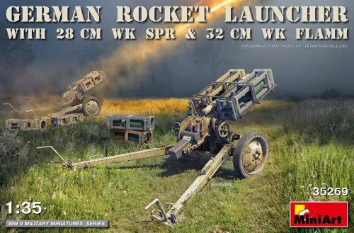 Go to product MINIART 35269 - 1:35 German Rocket Launcher w/ 28cm WK Spr & 32cm WK Flamm