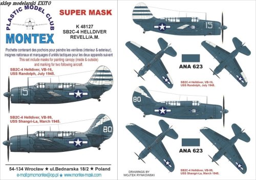 Go to product MONTEX K48127 - 1:48 SB2C-4 Helldiver