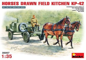 MINIART 35057 - 1:35 Horses Drawn Russian Field Kitchen KP-42