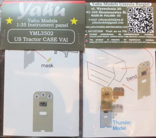 Go to product YAHU YML3502 - 1:35 US Tractor CASE VAI - Instrument Panel