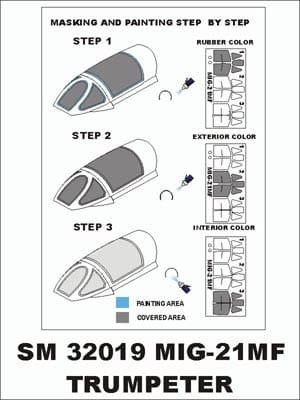 Go to product MONTEX SM32019 - 1:32 MiG-21 MF