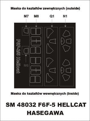Go to product MONTEX SM48032 - 1:48 F6F-5 Hellcat