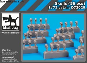 BLACK DOG D72020 - 1:72 Skulls