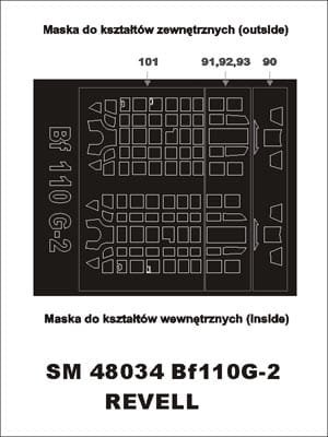 Go to product MONTEX SM48034 - 1:48 Messerschmitt Bf 110 G-2