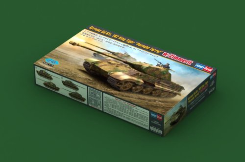 Go to product HOBBY BOSS 84530 - 1:35 German Sd.Kfz.182 King Tiger Porsche Turret w/ Zimmerit
