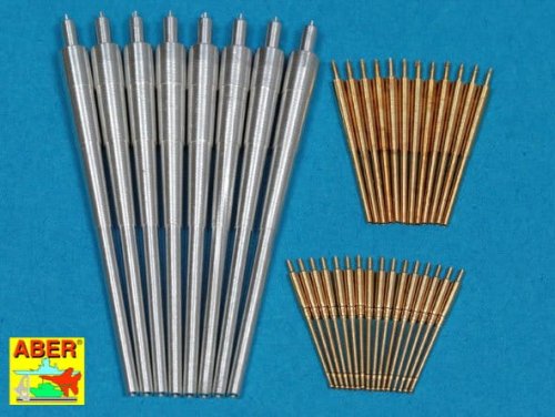 Go to product ABER 1:400L-01  - 1:400 Set of barrels for German Battleship Bismarck,Tirpitz 380mm x 8, 150mm x 12, 105 x 16