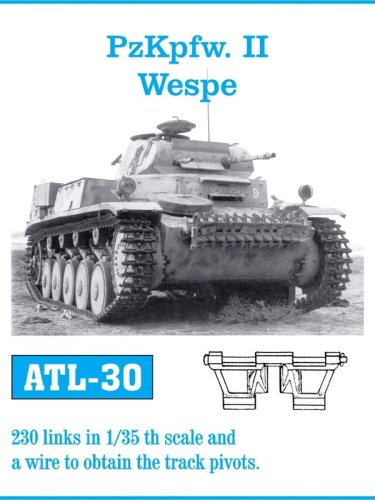 Go to product Friulmodel ATL-030 - 1:35 Metal tracks Pz.Kpfw. II / Wespe metal tracks