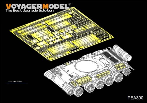 Go to product VOYAGER PEA390 - 1:35 Russian T-54B Medium Tank Stowage Bins Photo Etched set