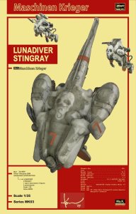 HASEGAWA 64003 - 1:35 Lunadiver Stingray