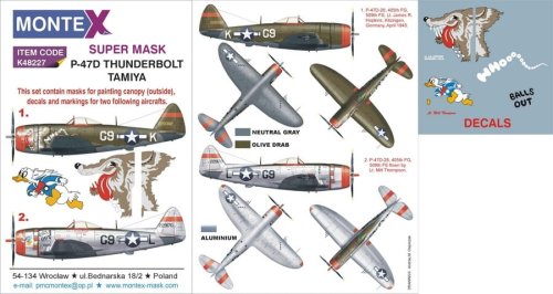 Go to product MONTEX K48227 - 1:48 P-47D Thunderbolt