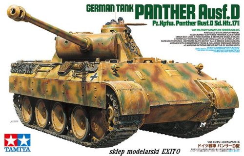 Go to product TAMIYA 35345 - 1:35 Panther Ausf.D