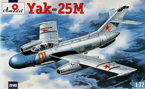 Go to product AMODEL 72143 - 1:72 Yakovlev Yak-25 M