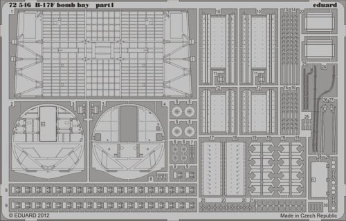 Go to product EDUARD 72546 - 1:72 B-17F bomb bay