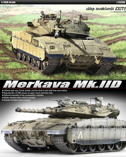 Go to product ACADEMY 13286 - 1:35 Merkava Mk.IID