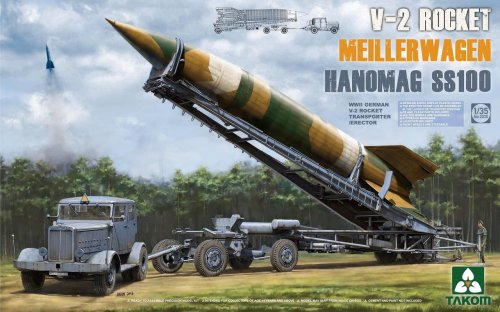 Go to product TAKOM 2030 - 1:35 V-2 Rocket Meillerwagen Hanomag SS100