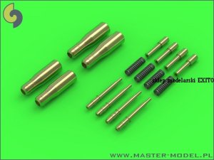 MASTER AM-32-075 - 1:32 Hawker Hurricane Mk IIC gun barrels for Hispano Mk II 20mm with round spring