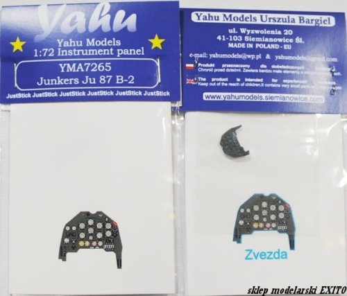 Go to product YAHU YMA7265 - 1:72 Junkers Ju-87 B-2 - Instrument Panel