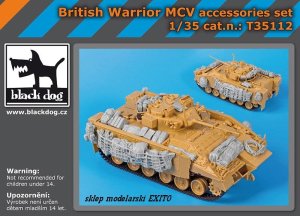 BLACK DOG T35112 - 1:35 British Warrior MCV accessories set