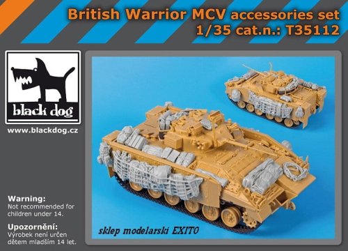 Go to product BLACK DOG T35112 - 1:35 British Warrior MCV accessories set
