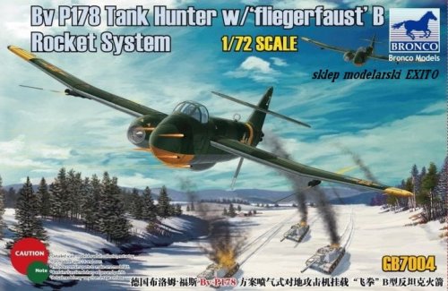 Go to product BRONCO GB 7004 - 1:72 Blohm & Voss BV P178 Tank Hunter
