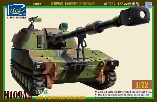 Go to product RIICH MODELS RT72002 - 1:72 M109A2 Paladin self-propelled howitzer