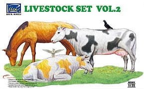 RIICH MODELS 35015 - 1:35 Livestock Set Vol.2