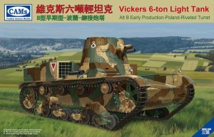 RIICH MODELS ( CAMs ) CV35005 - 1:35 Vickers 6-ton Light Tank Alt B Early Production Poland Riveted Turret