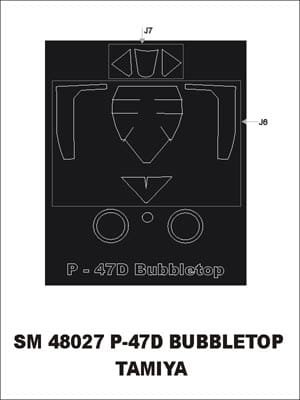 Go to product MONTEX SM48027 - 1:48 P-47D Bubbletop