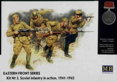 Go to product MASTER BOX 3523 - 1:35 Frontier Fighting, Summer 1941, Russian Infantry